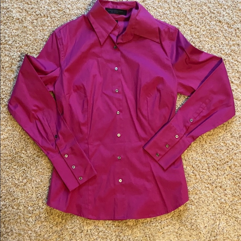 Broom down collard shirt